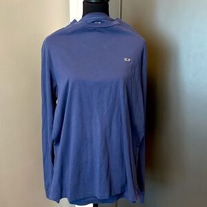 Vineyard Vines Classic Blue Long Sleeve Tee